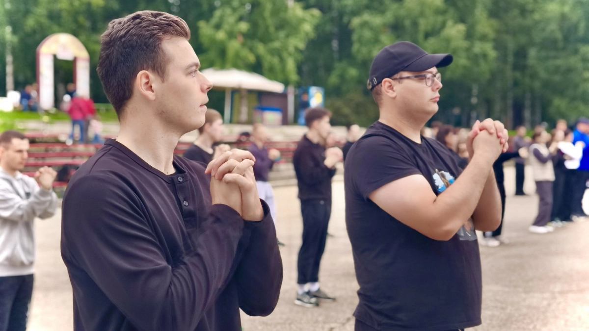 В Коми полицейские организовали открытую спортивную зарядку