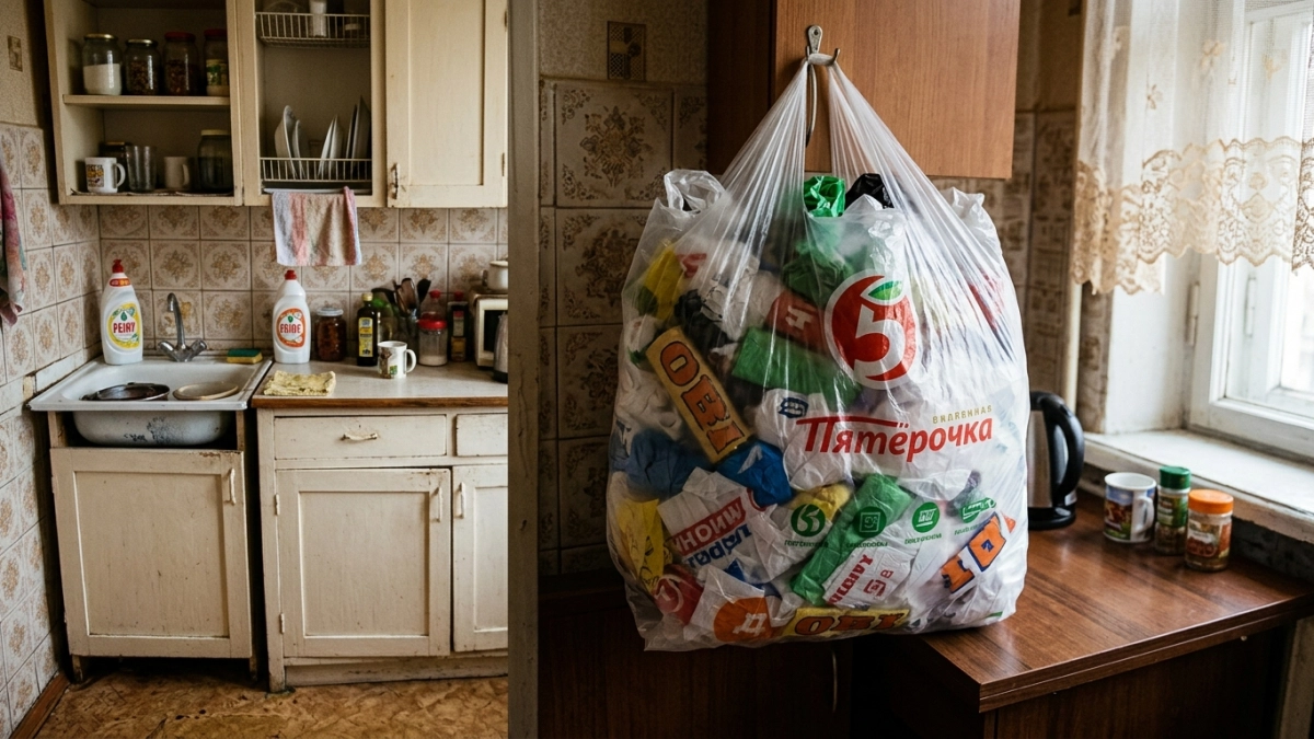 Старые пакеты больше не выбрасываю: они ещё послужат в хозяйстве — два приёма, которые меняют всё