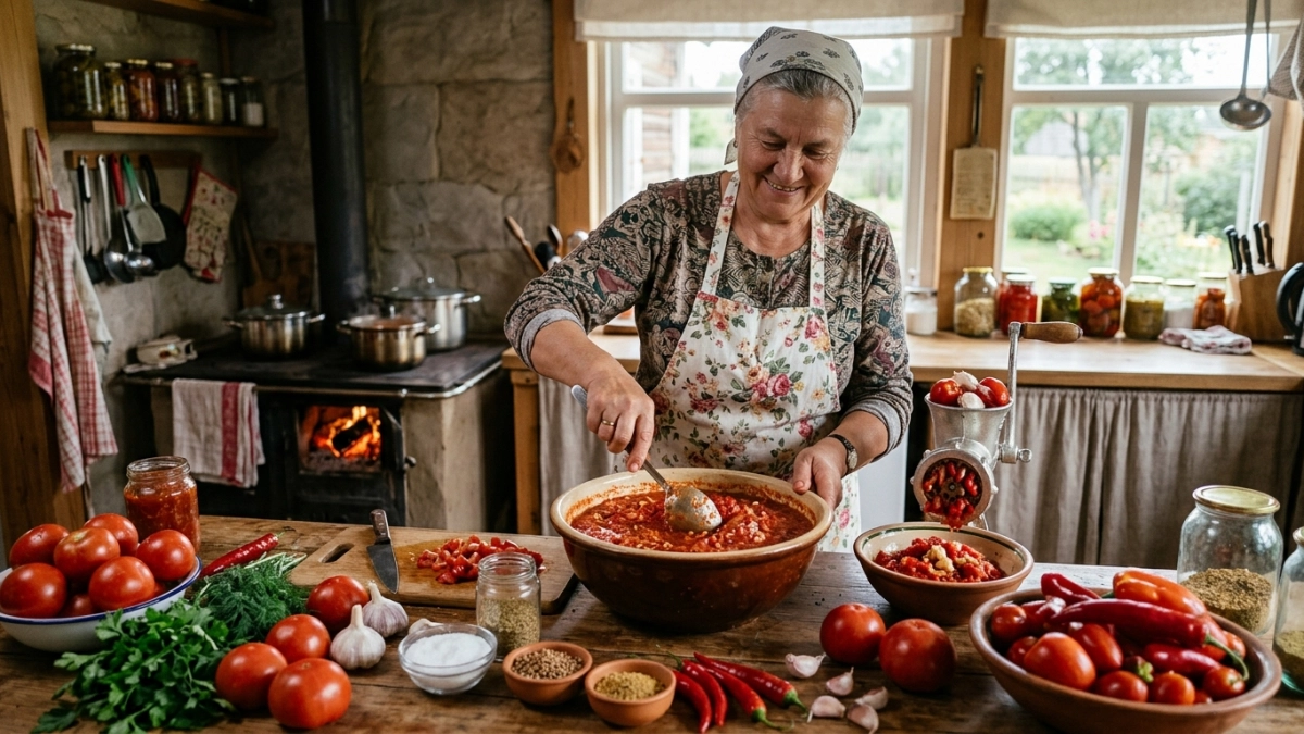 Для тех, кто любит поострее: аджика из помидоров на зиму — 3 лучших рецепта