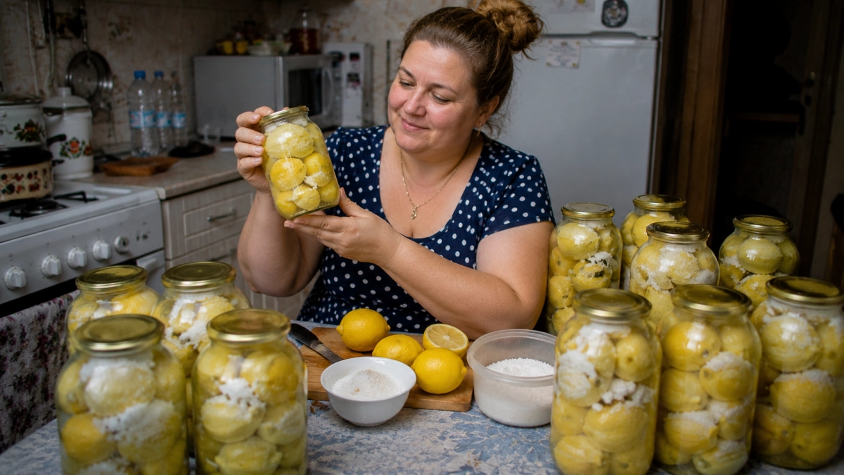 Лимоны засыпаю солью — зимой благодарю себя за каждую баночку: одна долька преображает мясо, рыбу и даже обычный рис