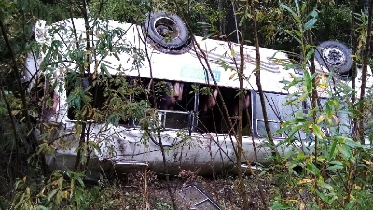 Пассажирка рейсового автобуса пострадала в ДТП под Ухтой