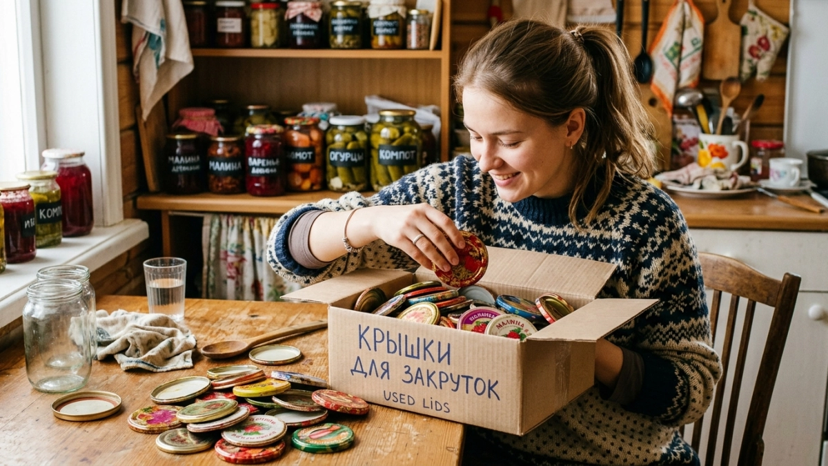 Крышки от закаток — не хлам, а сокровище: скупаю их оптом на Авито и делаю 4 полезных вещи для дома