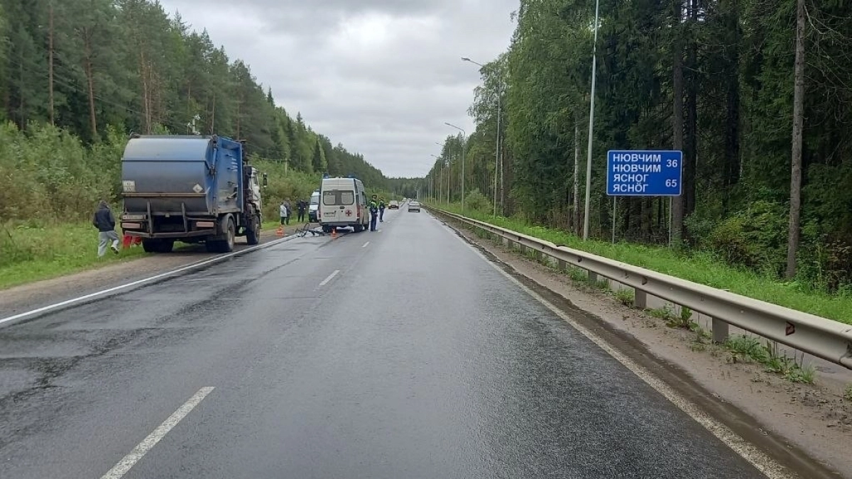 В Коми водитель грузовика насмерть сбил велосипедиста