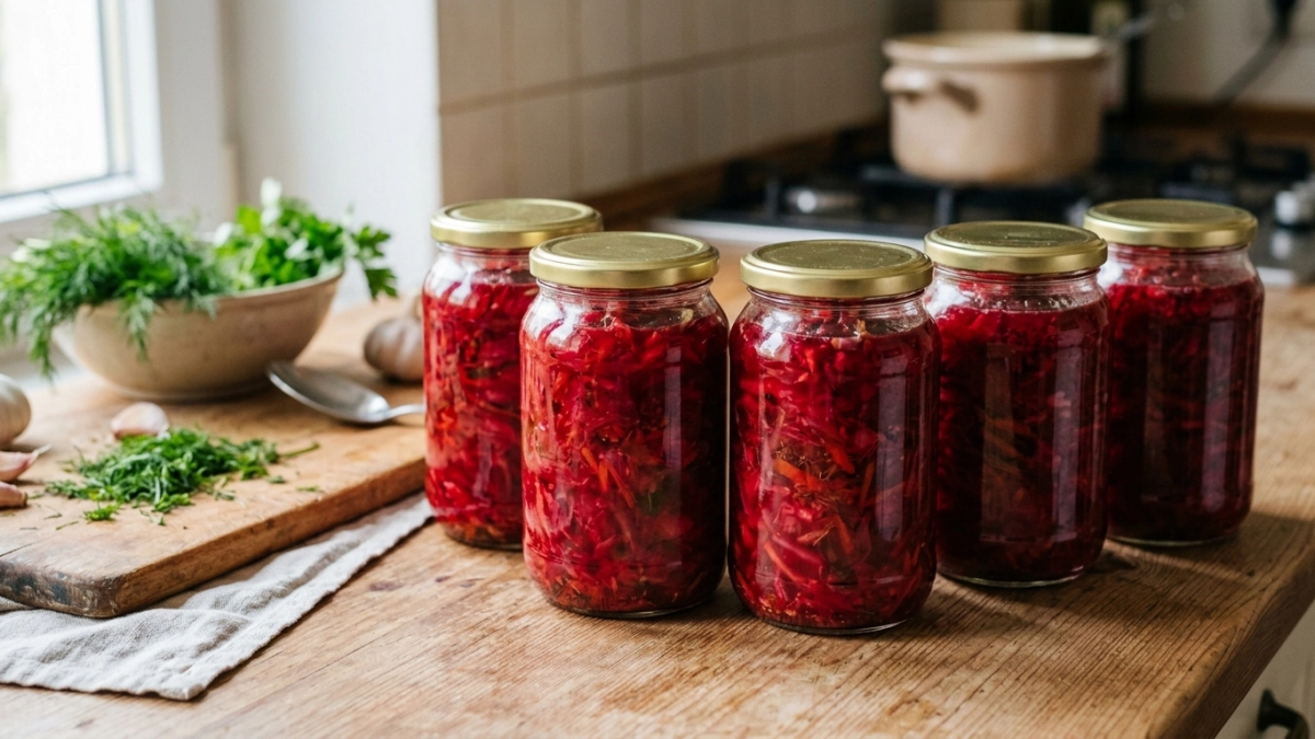 Борщевая заправка на зиму в банках: 3 простых, но вкусных рецепта со свеклой и томатами