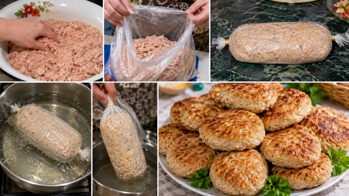Котлеты — прошлый век: кладу фарш в пакет, а через час на столе сочная мясная вкуснятина — без литров масла и возни