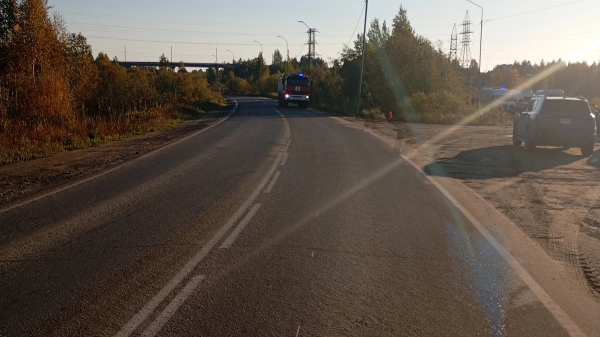 В Коми несколько человек получили травмы при съезде внедорожника в кювет 