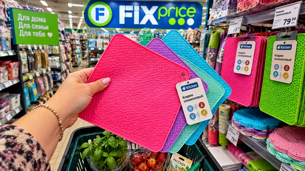 Силиконовые коврики из Fix Price беру по несколько, но горячее на них не ставлю: гибкие «хамелеоны» работают от морозилки до грядок