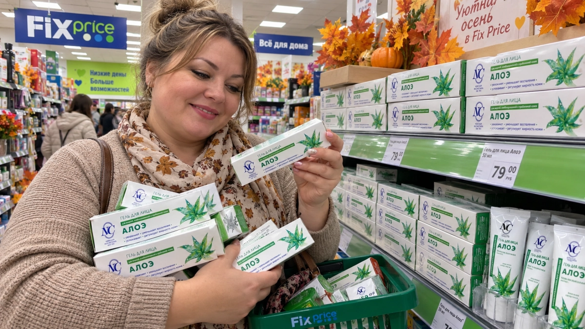 Скупаю в Fix Price крем-гель с алоэ пачками: в сентябре кожа уже просит увлажнения, а тяжёлую «зимнюю артиллерию» ещё не достаю