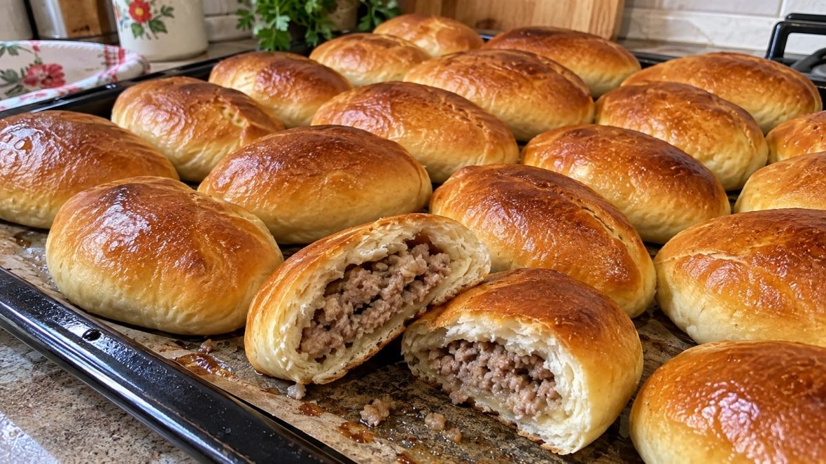 Найдена замена скучным пирожкам: пеку мясные «Катюшки» на сметане — без дрожжей и долгой возни