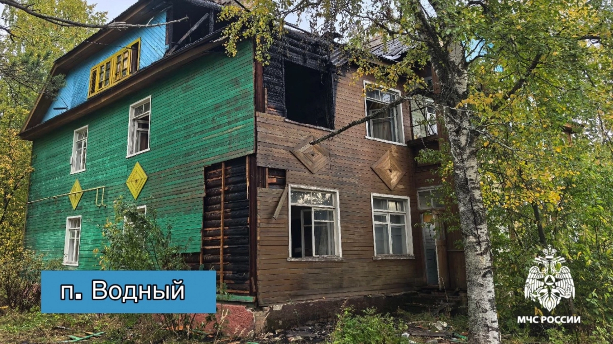 При пожаре в ухтинском поселке погиб мужчина