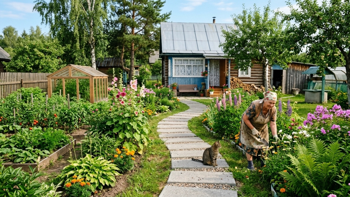 Без цемента и лопат: садовые дорожки, которые можно собрать за день — спасение дачников