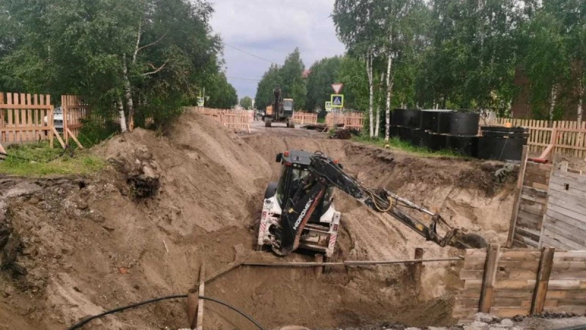 В одном из городов Коми реконструкция сетей водоотведения выполнена более чем наполовину