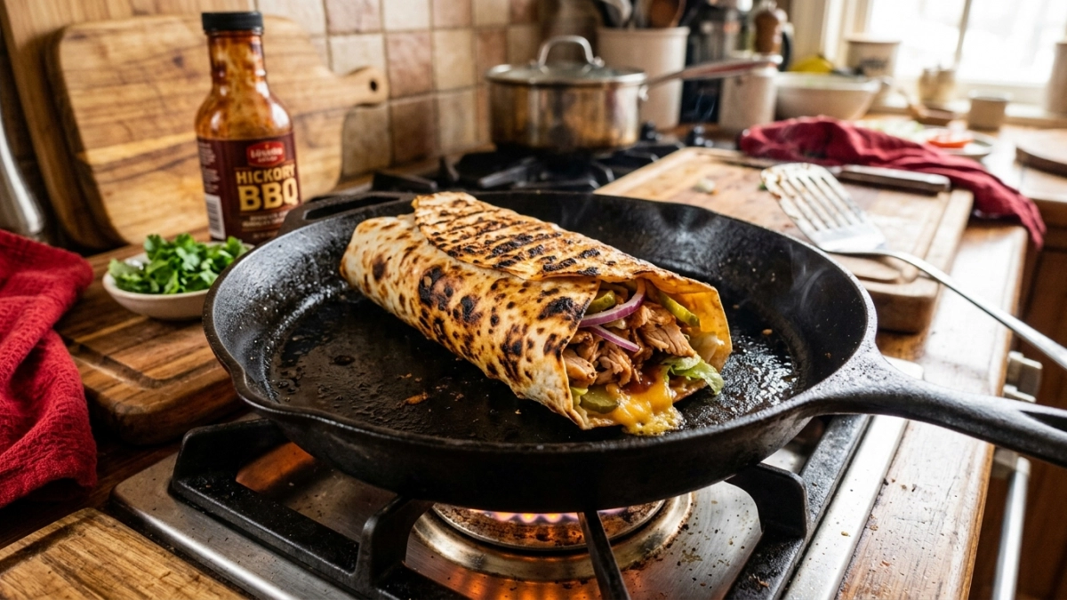 Рулет из лаваша «Барбекю»: любимый вкус в экспресс-формате — завернули и на сковороду