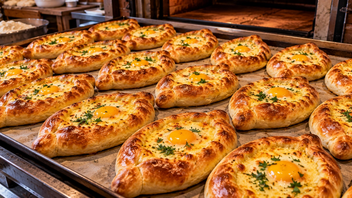 1 кусочек в тесто — и хачапури как в грузинской пекарне: корочка румяная, сыр тянется внутри
