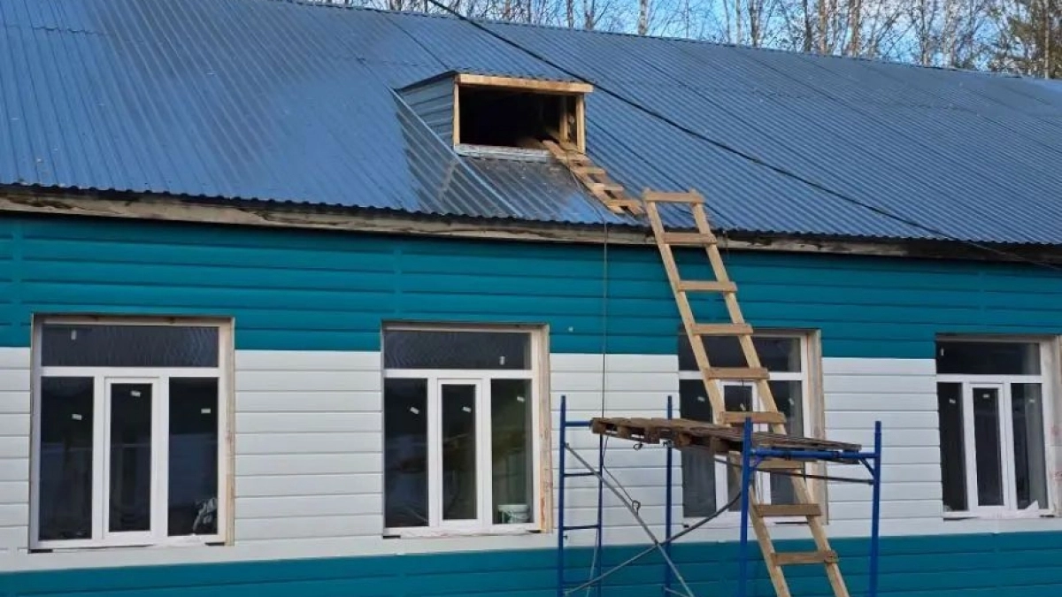 В одной из сельских школ Коми приступили к монтажу новых инженерных систем