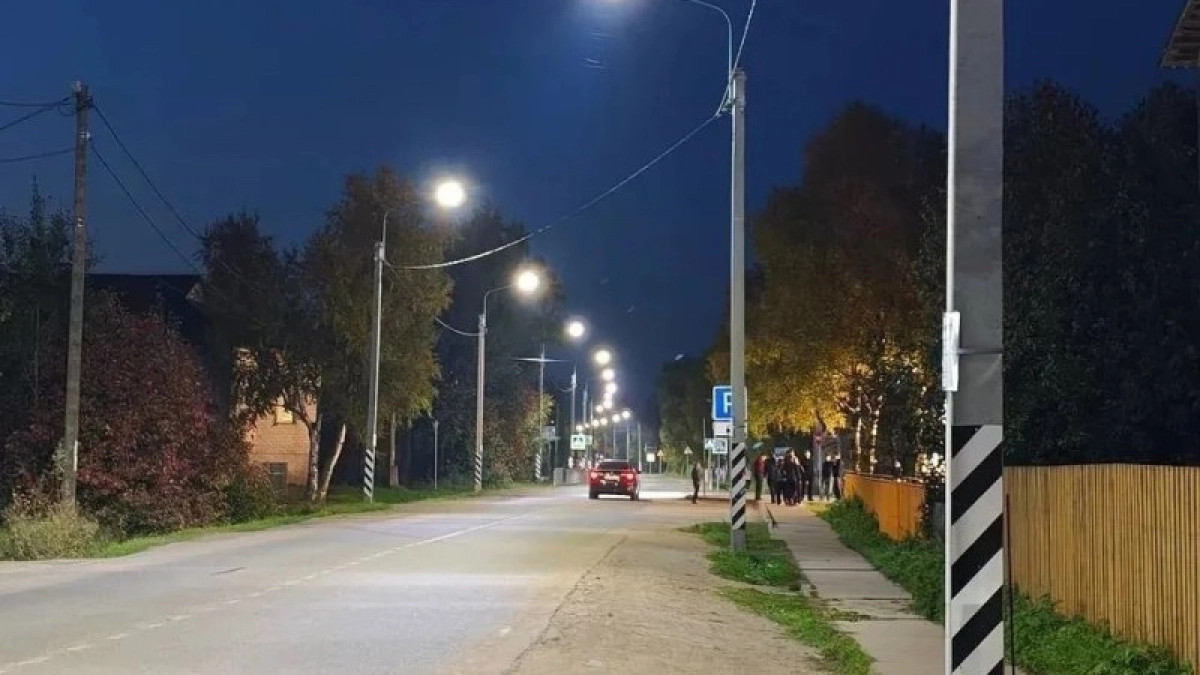 После иска прокуратуры в Коми зажглось 1,5 километра уличных фонарей