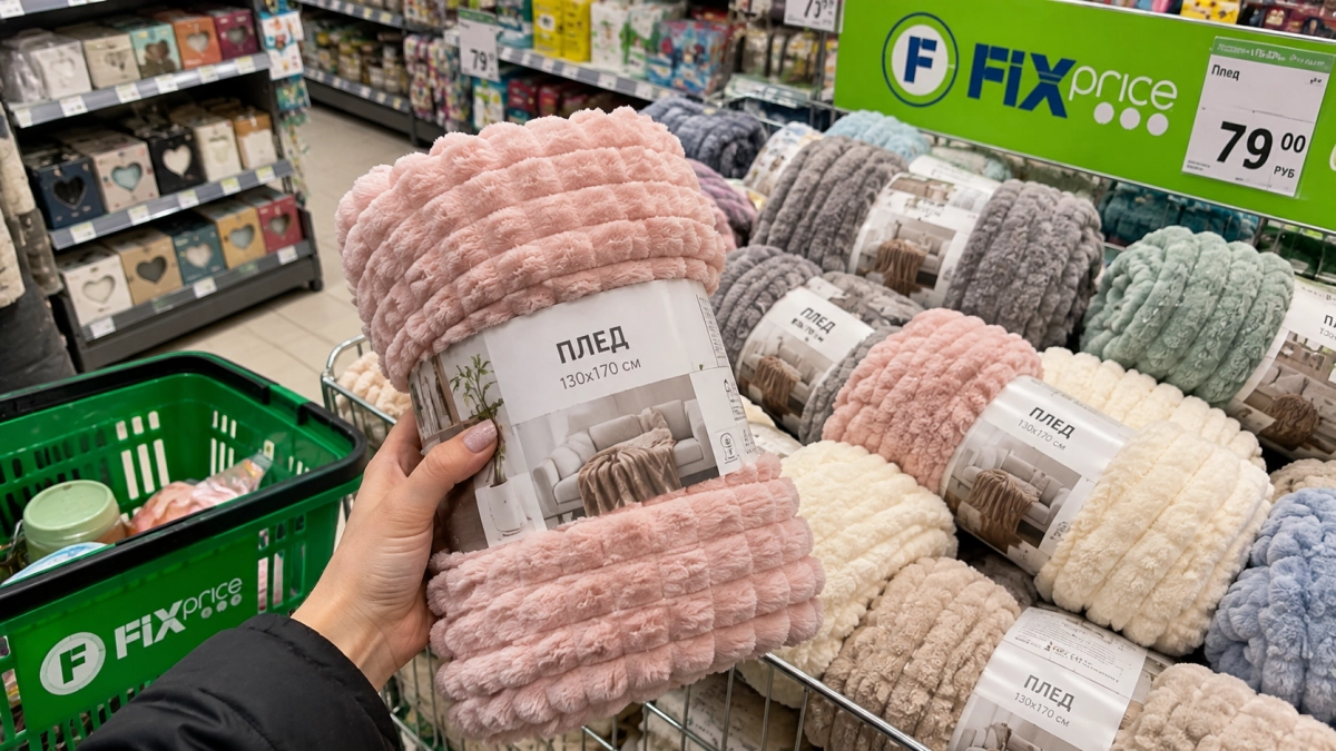«Пледы-зефирки» из Fix Price за 79 рублей беру по 50 штук — и всё равно мало: дома разлетаются на переделки как горячие пирожки