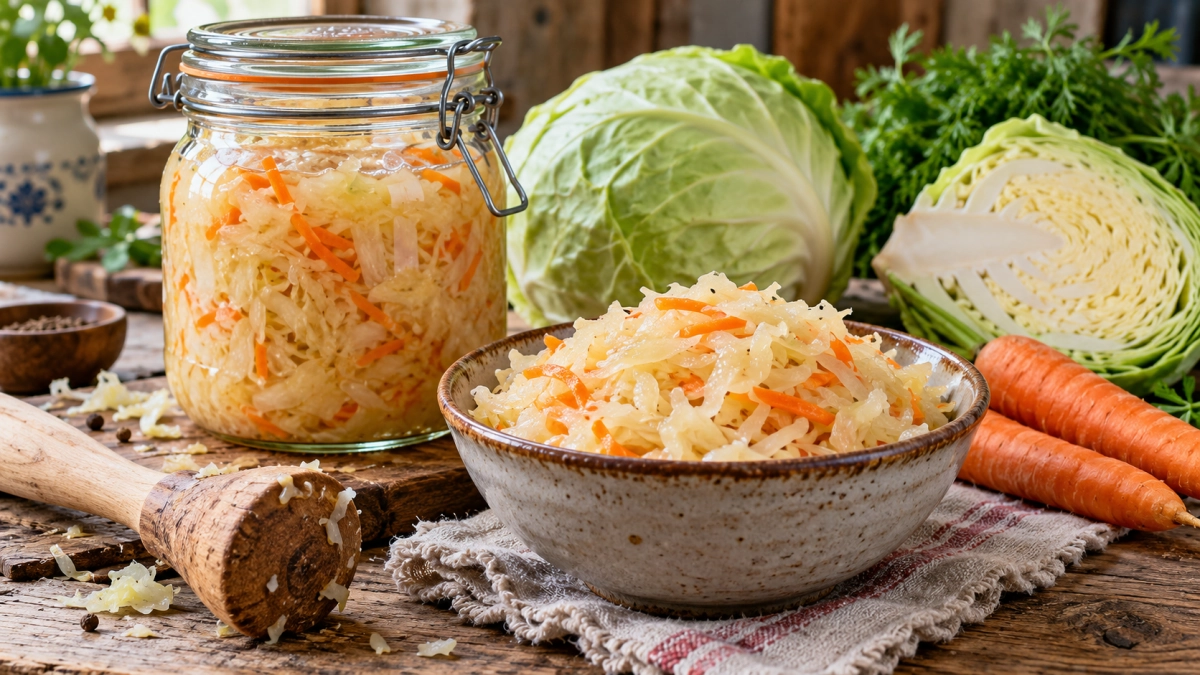 Не склизкая, не горчит, хрустящая, полезная квашеная капуста своими руками — не испортится до лета