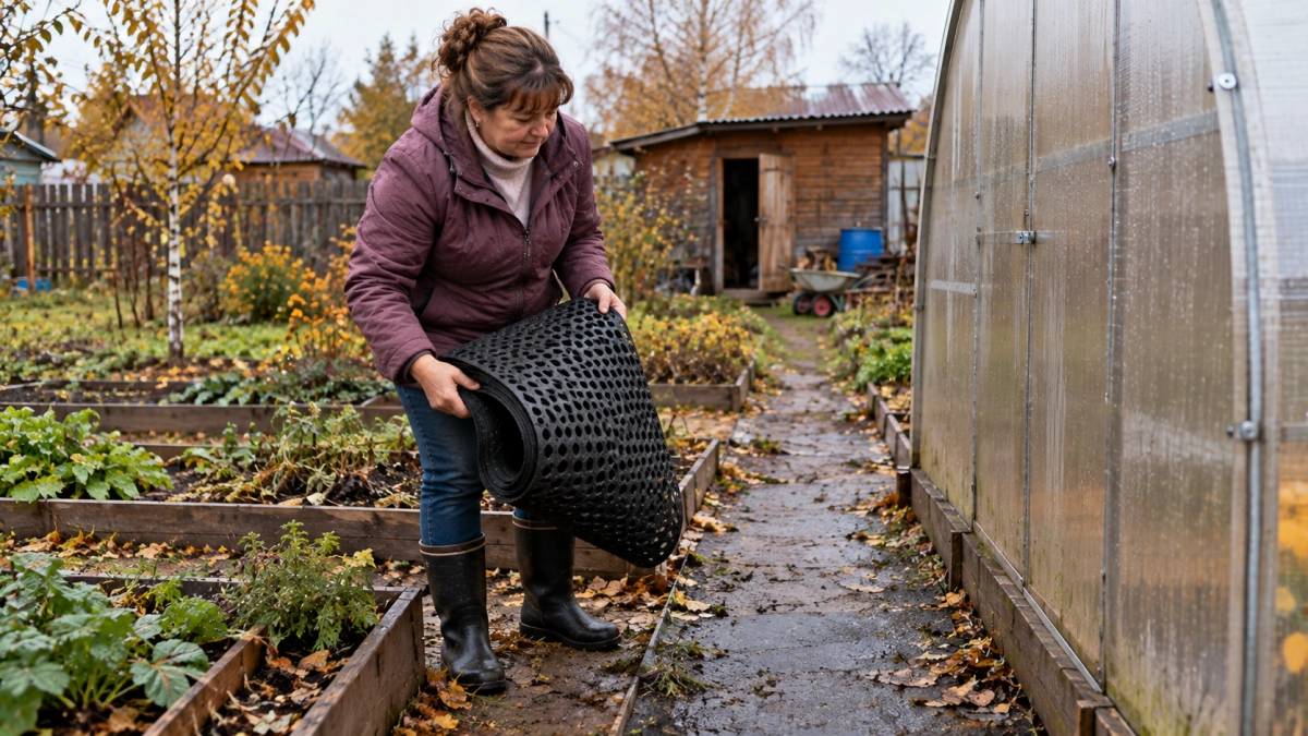 В «Светофоре» беру резиновые коврики охапками: на даче работают за троих — дорожки чистые, грязи ни следа