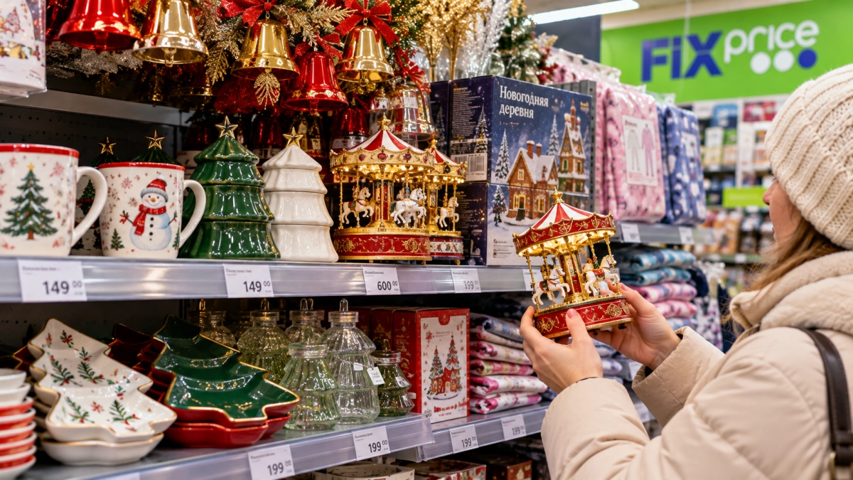 Заглянул в Fix Price за новогодними подарками: консервы, шкатулка за 600 рублей и ивановский текстиль