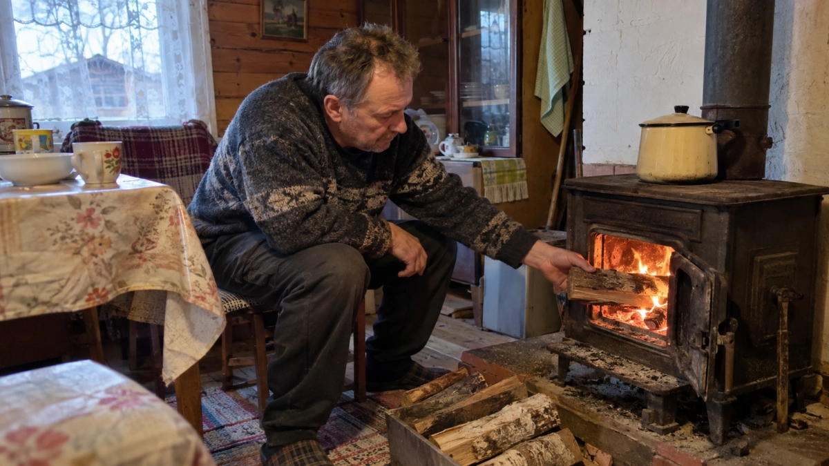 «Вечное полено» больше не мастерю: укладываю дрова по хитрой схеме — печка греет дольше, а дров уходит меньше
