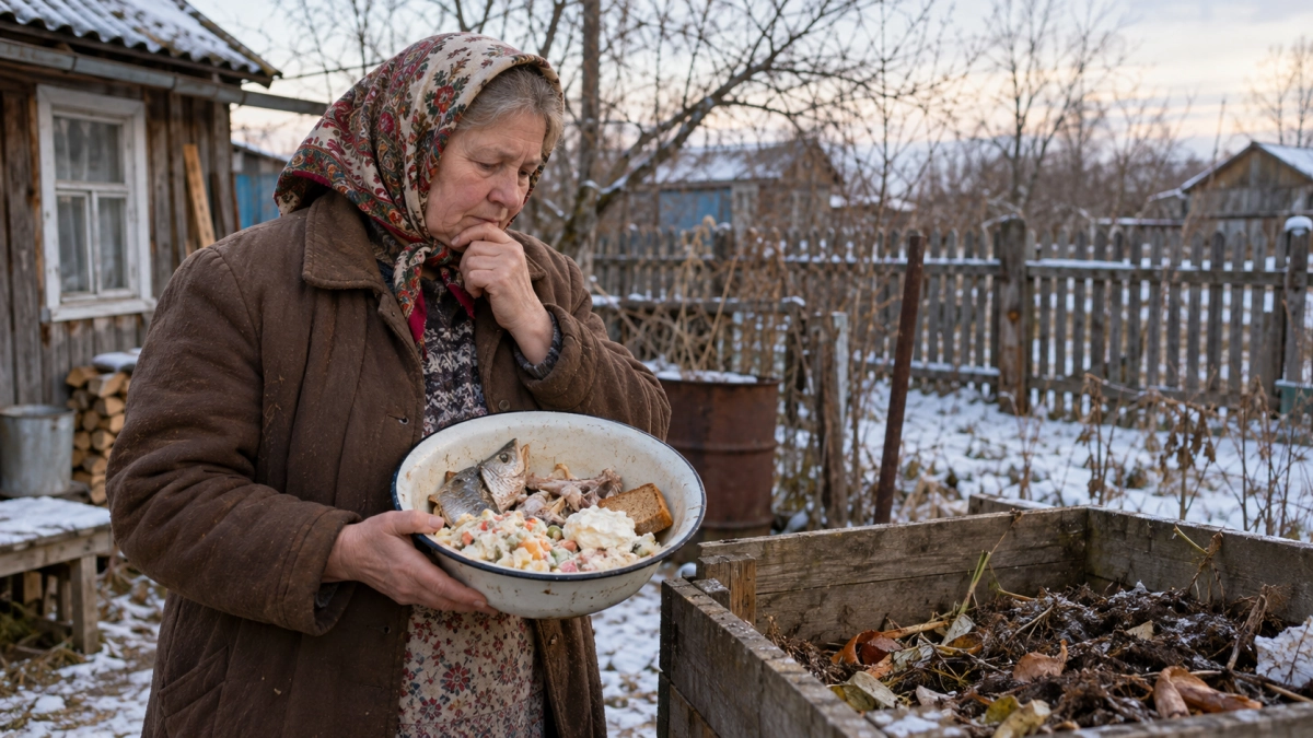«Яд для огорода»: эти 3 отхода с новогоднего стола ни за что не бросаю в компост — ещё в СССР знали об этой ошибке