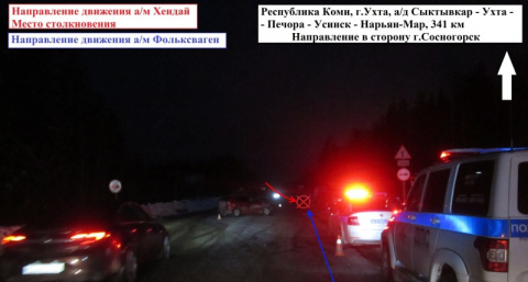 Недалеко от Ухты женщина с 16 нарушениями ПДД спровоцировала аварию
