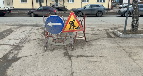 В Ухте временно перекроют дороги у "Газпром парка" в связи с доставкой стройматериалов